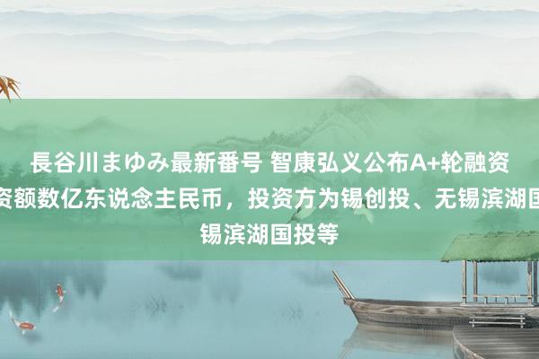 長谷川まゆみ最新番号 智康弘义公布A+轮融资，融资额数亿东说念主民币，投资方为锡创投、无锡滨湖国投等