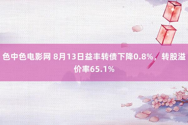 色中色电影网 8月13日益丰转债下降0.8%，转股溢价率65.1%